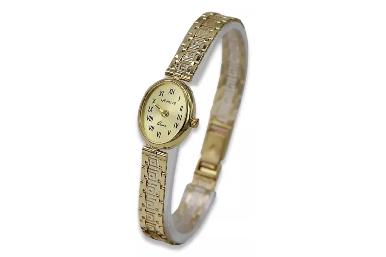 Reloj ★ de oro para damas zlotychlopak.pl Pureza de oro 585 333 ¡★ Precio bajo!