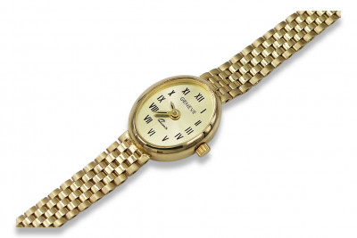 Gold ladies watch ★ zlotychlopak.pl ★ Gold purity 585 333 Low price!