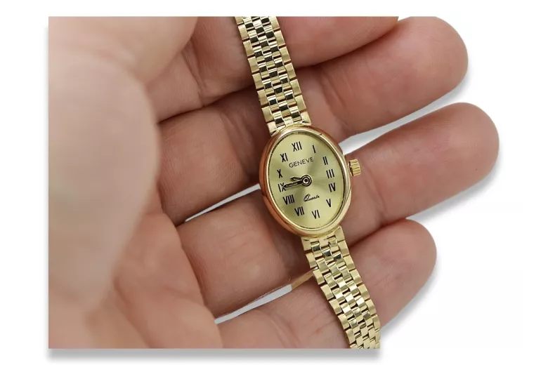 Gold ladies watch ★ zlotychlopak.pl ★ Gold purity 585 333 Low price!