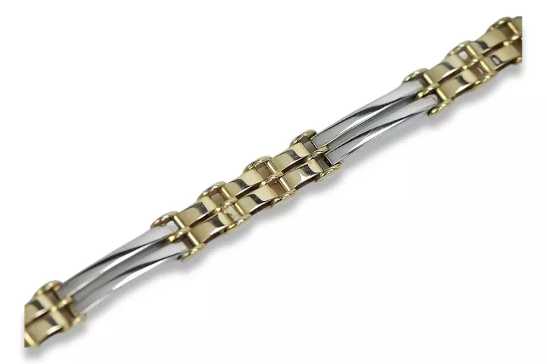 Yellow rose gold bracelet ★ russiangold.com ★ Gold 585 333 Low price