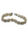 Bracelet ★ en or rose jaune russiangold.com ★ Or 585 333 Prix bas