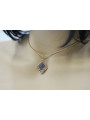 Vintage silver rose gold plated 925  Vintage leaf pendant vpn041rp