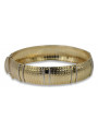 Jaune Unique 14k 585 or bracelet homme cb161yw