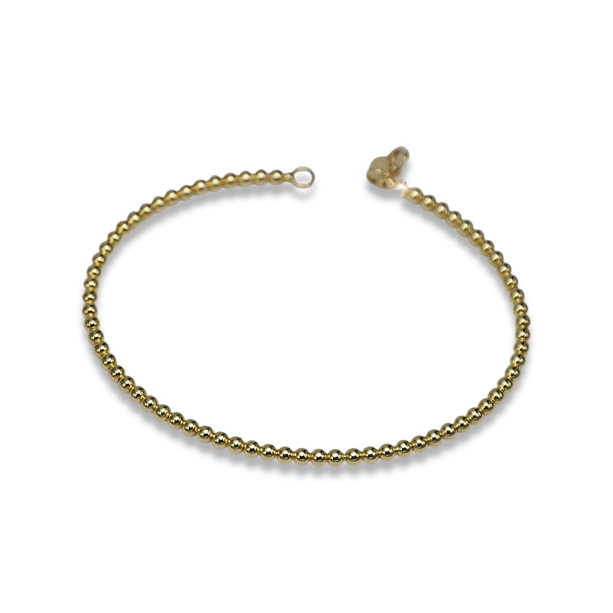 Bracelet bracelet en or jaune italien 14k 585 cb122y