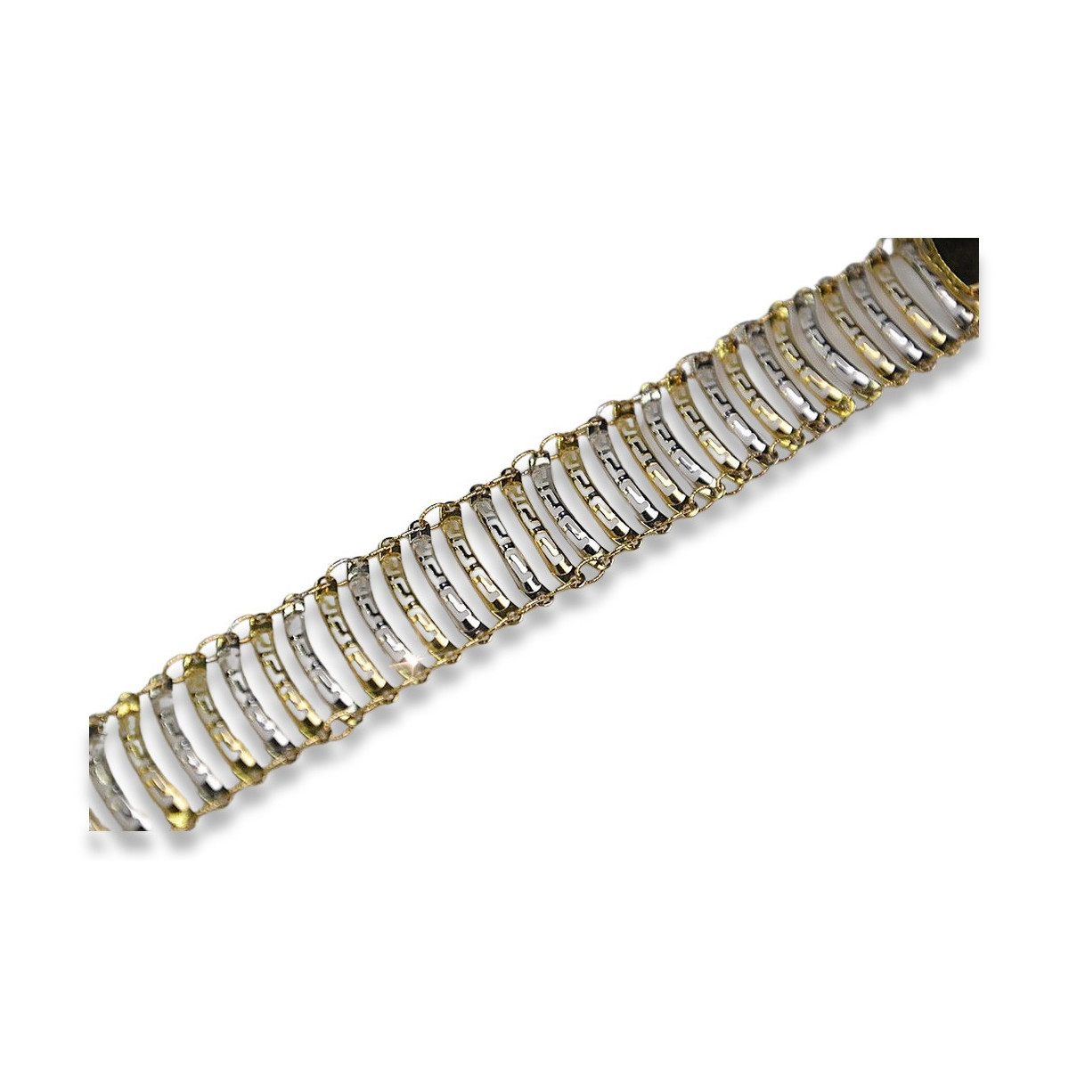 Bracelet italien en or jaune 14 carats cb105yw