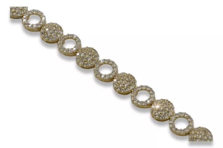 Italian yellow 14k gold bracelet cb120y