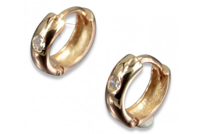 Gold earrings ★ zlotychlopak.pl ★ Gold sample 585 333 Low price!