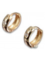 Pendientes de oro zlotychlopak.pl Muestra de ★ oro 585 333 ¡★ Precio bajo!