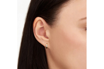 Kolczyki z różowego Vintage złota 14k 585 kwiatki z Aleksandrytem Rubinem Szafirem Szmaragdem Cyrkoniami cec010r