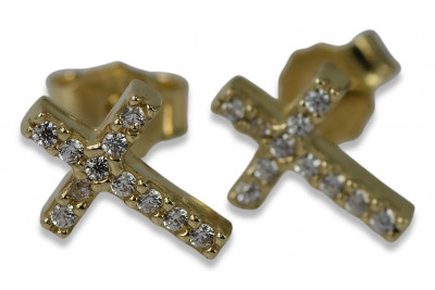 Pendientes de oro zlotychlopak.pl Muestra de ★ oro 585 333 ¡★ Precio bajo!
