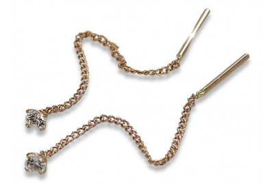 Pendientes de oro zlotychlopak.pl Muestra de ★ oro 585 333 ¡★ Precio bajo!