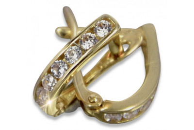 Gold earrings ★ zlotychlopak.pl ★ Gold sample 585 333 Low price!
