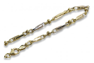 Italian yellow 14k gold chain cc063yw