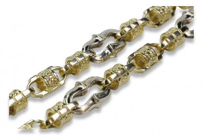 Italian yellow 14k 585 gold Unique bracelet cb053yw