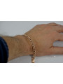 Russische Rose 14k 585 Gold Garibaldi Bismark Kette cb005r