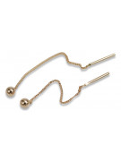 Gold Ohrringe ★ zlotychlopak.pl ★ Gold Probe 585 333 Niedriger Preis!