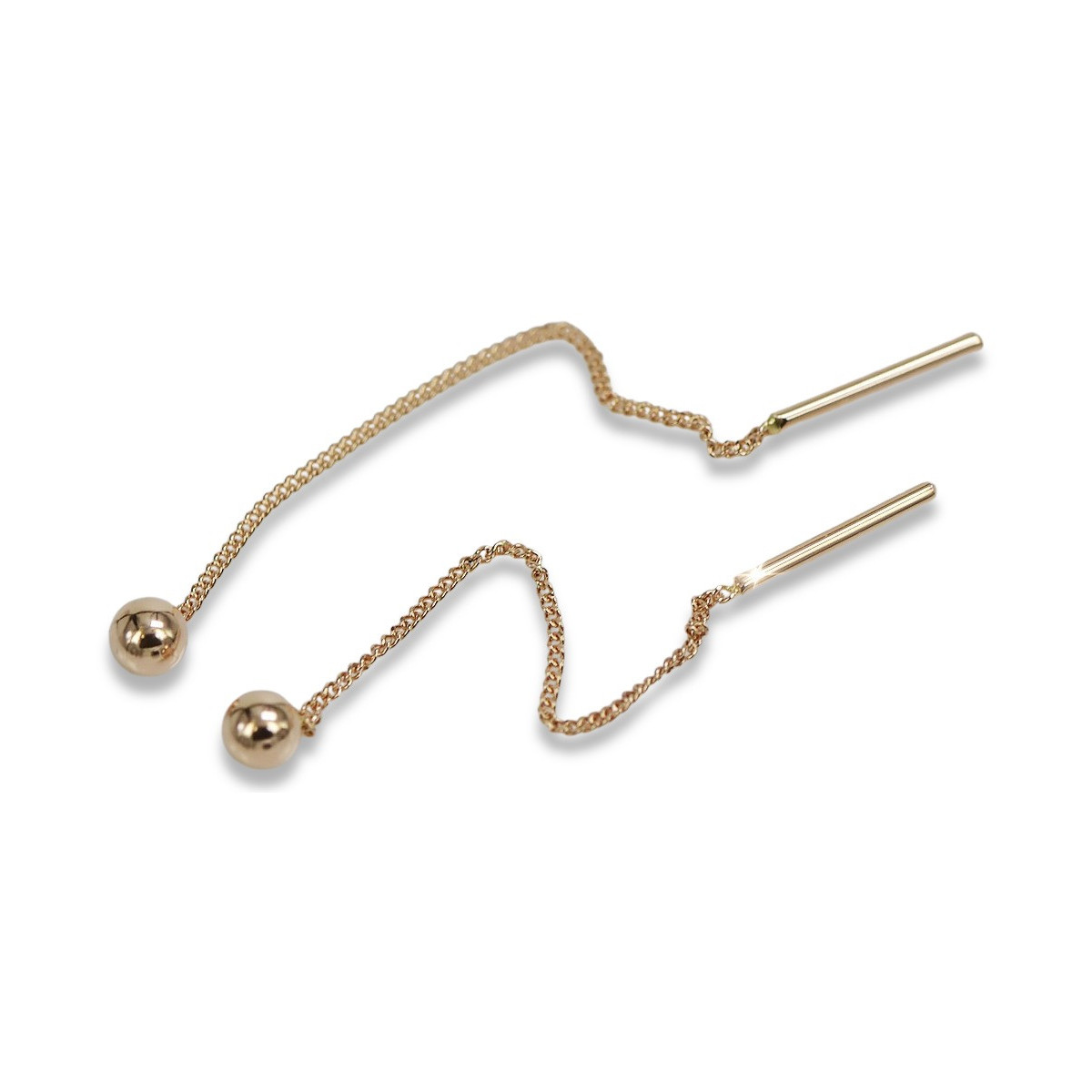 Boucles d’oreilles en or zlotychlopak.pl ★ Échantillon d’or ★ 585 333 Prix bas!