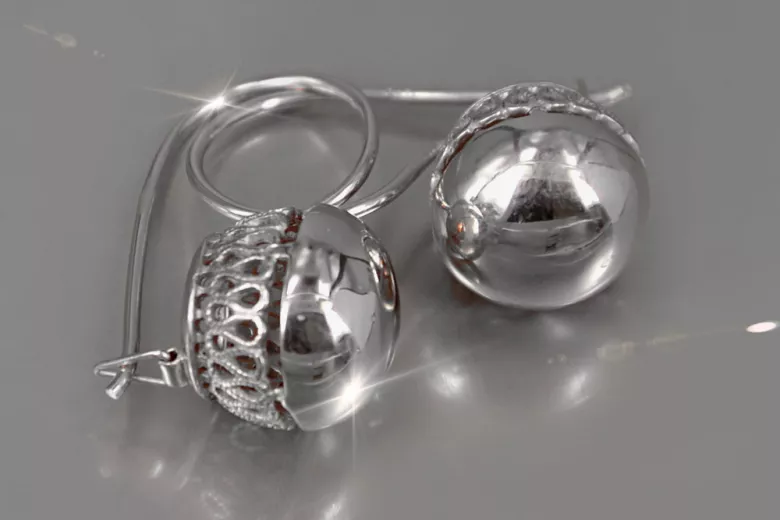 silver 925  Vintage earrings ven122s