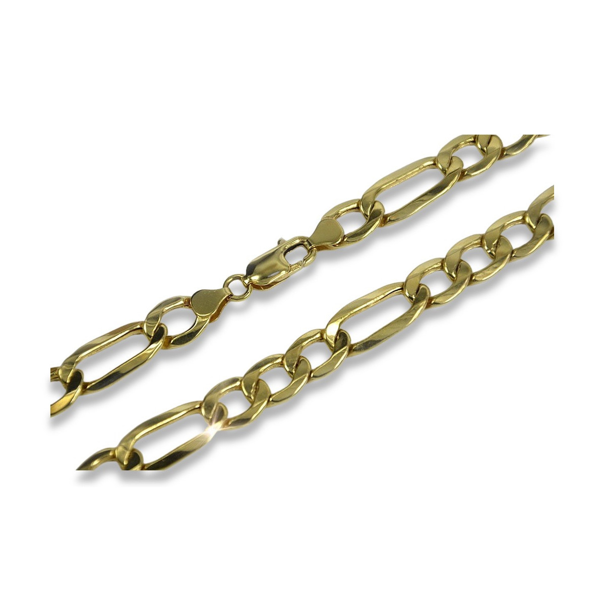 Yellow rose gold chain ★ russiangold.com ★ Gold 585 333 Low price