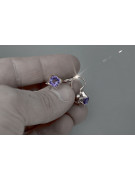 Vintage silver 925 Alexandrite Ruby Emerald Sapphire Aquamarine Zircon ... earrings vec001s