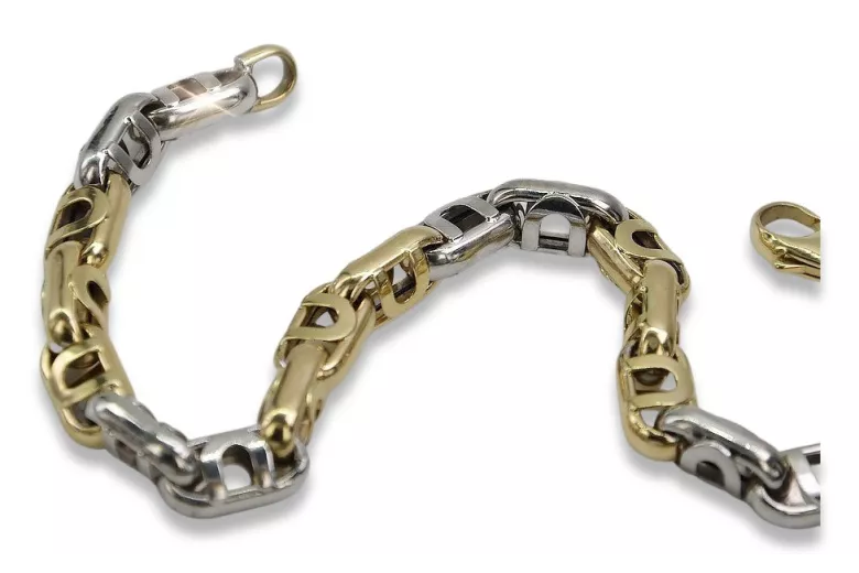 Italian yellow 14k gold  bracelet cb024yw