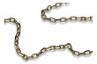 Italian yellow 14k gold Anchor diamond cut chain cc006y