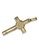 Cruz ★ Católica de Oro russiangold.com ★ Oro 585 333 Precio bajo