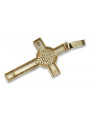 Golden Catholic Cross ★ russiangold.com ★ Gold 585 333 Low price