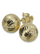 Boucles d’oreilles en or russiangold.com ★ Échantillon d’or ★ 585 333 Prix bas!