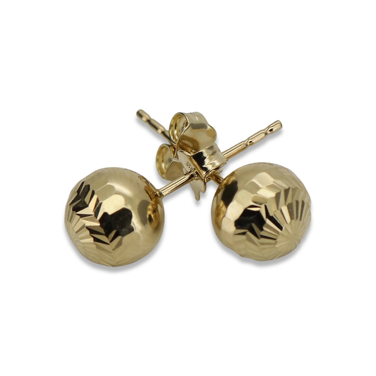 Gold earrings ★ russiangold.com ★ Gold sample 585 333 Low price!