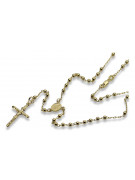 Italian 14k yellow gold rosary chain rcc008y