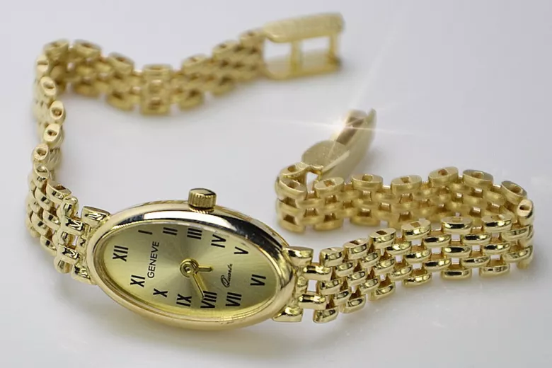 Gold ladies watch ★ zlotychlopak.pl ★ Gold purity 585 333 Low price!