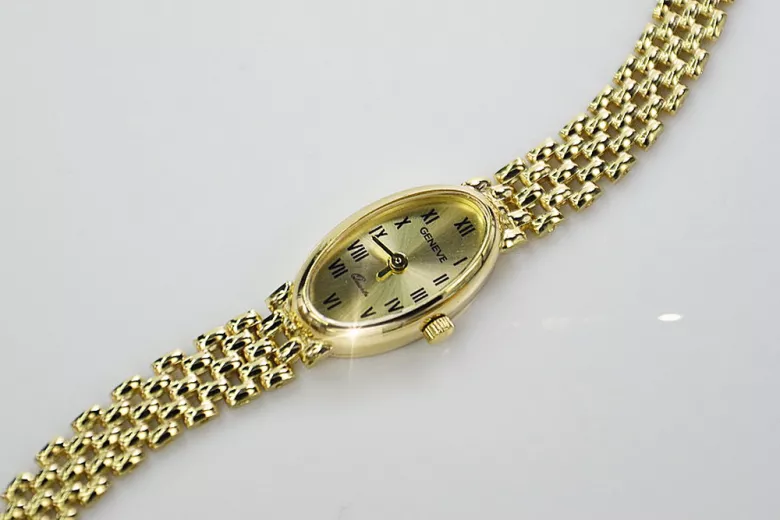 Gold ladies watch ★ zlotychlopak.pl ★ Gold purity 585 333 Low price!