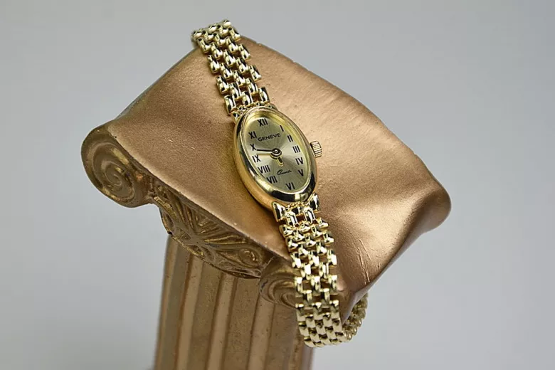 Reloj ★ de oro para damas zlotychlopak.pl Pureza de oro 585 333 ¡★ Precio bajo!