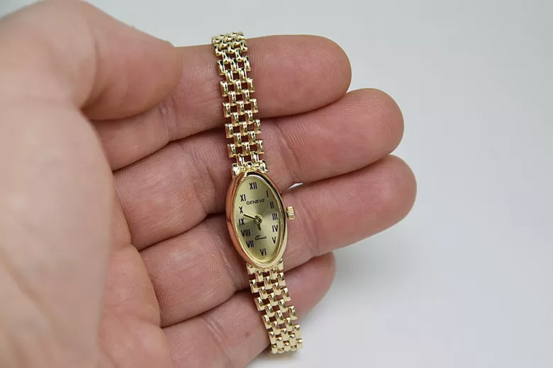 Gold ladies watch ★ zlotychlopak.pl ★ Gold purity 585 333 Low price!