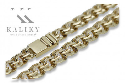 Yellow 14k gold NEW Garibaldi Bismark chain cc049y