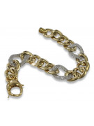 Bracelet moderne en or jaune 14 carats cb121yw