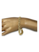 Bracelet creux Monaliza jaune 14k 585 or cb002y