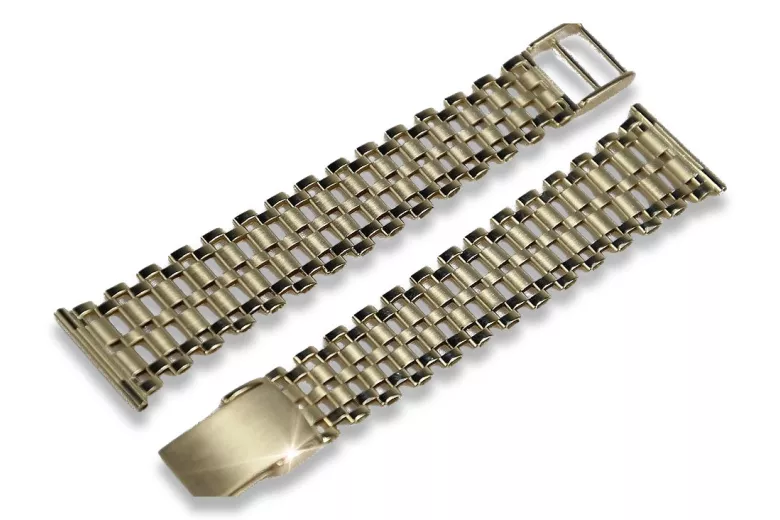 Yellow rose gold watch bracelet ★ russiangold.com ★ Gold 585 333 Low price