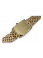 Gold men's watch Geneve ★ zlotychlopak.pl ★ Gold purity 585 333 Low Price!