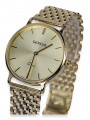 Reloj de oro para hombre Geneve ★ zlotychlopak.pl ★ Pureza de oro 585 333 Precio bajo!