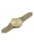 Gold men's watch Geneve ★ zlotychlopak.pl ★ Gold purity 585 333 Low Price!