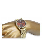 Gold men's watch Geneve ★ zlotychlopak.pl ★ Gold purity 585 333 Low Price!