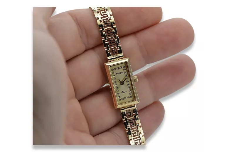 Reloj ★ de oro para damas zlotychlopak.pl Pureza de oro 585 333 ¡★ Precio bajo!