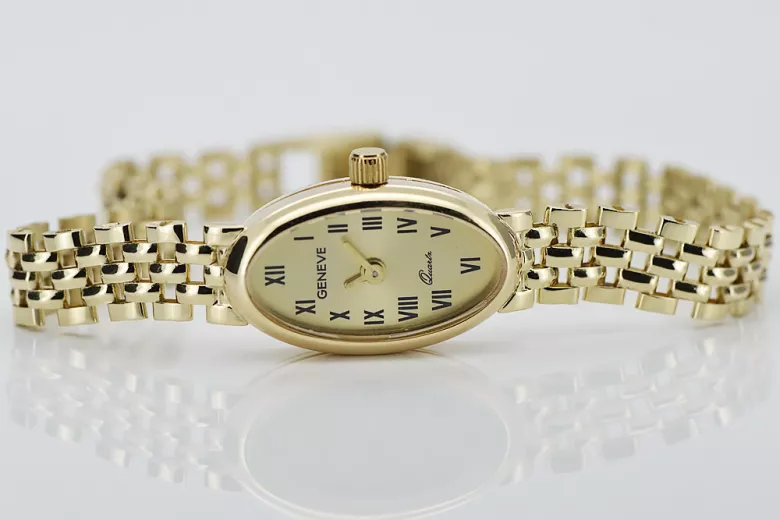 Montre ★ dame en or zlotychlopak.pl ★ Pureté d’or 585 333 Prix bas!