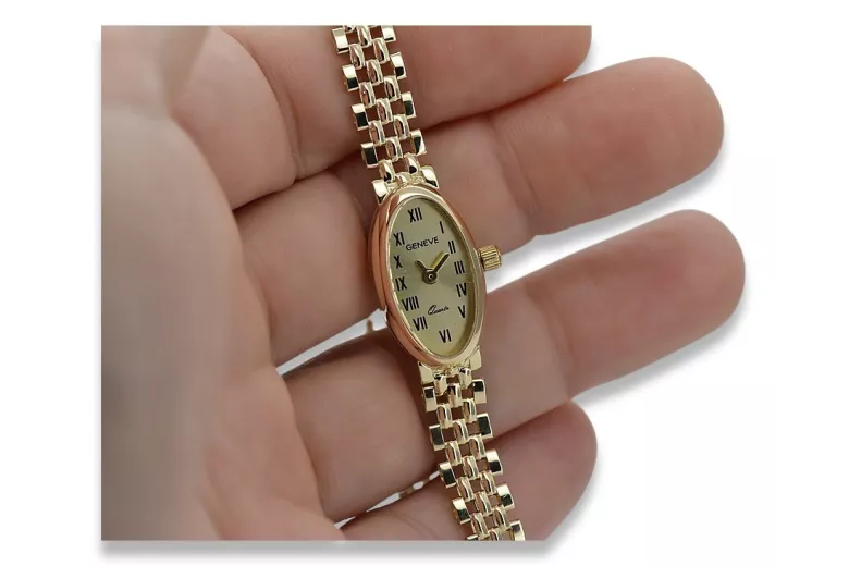 Gold ladies watch ★ zlotychlopak.pl ★ Gold purity 585 333 Low price!