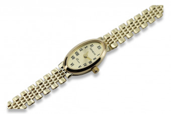 Jaune or 14k dame Montre Genève Cadeau lw096y