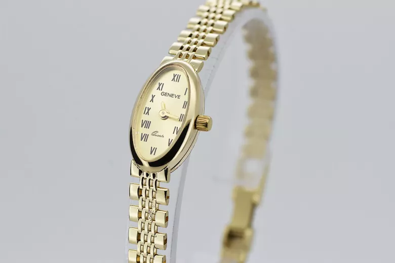 Reloj ★ de oro para damas zlotychlopak.pl Pureza de oro 585 333 ¡★ Precio bajo!