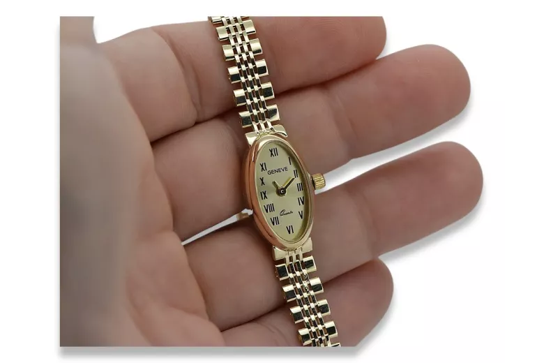 Gold ladies watch ★ zlotychlopak.pl ★ Gold purity 585 333 Low price!