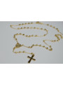 Yellow 14k gold 585 rosary chain rcc003y